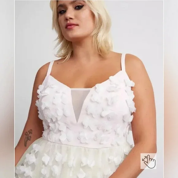 NWT Torrid Sleeveless Fairy Halloween Costume Mini Dress Size 2X 18/20 - Picture 8 of 11